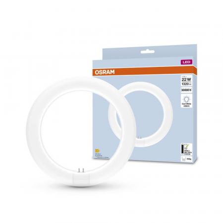 OSRAM T9 G10q LED-Röhre in Ringform 11W Ersatz für 22W 4000K  EM neutralweißes Licht KVG/VVG